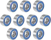 uxcell 686-2RS Deep Groove Ball Bearing 6x13x5mm Double Sealed ABEC-3 Bearings 10-Pack