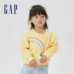 GAP 女幼童裝 趣味大學T-黃色(536397)