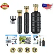 3-Piece Drain Cleaning Bladders Set with Shut Off Valve for 1-6'' Pipes