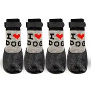 Non-skid Breathable Adjustable Straps Double Side Rugged Adhesive Resistant Dog Socks