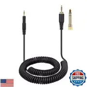 weishan ATH-M50x Cable Coiled Aux Cord Replacement for Audio Technica M40x M7