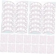 Beavorty Eyelash Extension Tape 50 Sheets Lash Mapping Chart for Diy Lash Extension Set