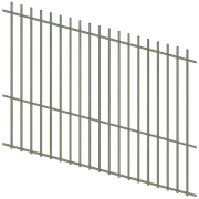 ProtectorAl 1201 - 2400 x 1800mm Pale Eucalypt Raked 16-30º Batten Pool Fence Panel