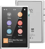 SHANLING M1 Plus 3.2inch Mini Music Player Portable DAP with Bluetooth 5.2 LDAC/WiFi/DLNA/Airplay/Tidal Streaming, Lossless DSD Hi-Res Compatible with 2TB Micro SD (Silver)