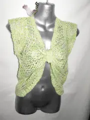 BNWT Womens Sz 10/12 One Teaspoon Green Loop Front Top