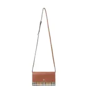 Burberry Mini Two-Toned Checked Wallet One size Archives Beige/Tan