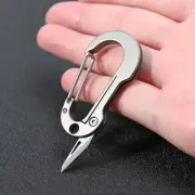 Titanium Alloy Keychain Fold Knife MINI Knife Portable Keychain Outdoor Survival