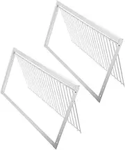 Toddmomy 2pcs Pigeon Trap Door for Bird Cage Reinforced Movable Entrance House Door Encrypted Design for Racing Pigeons Quick Installation Material