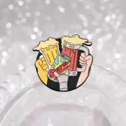 Futurama Slurm Cheers The Drink from a Slugs Butt Enamel & Metal Pin - FREE POST
