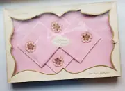 Pennys Pink Manor House Placemats & Napkins Set 1960s - 8 Piece NIB VTG USA