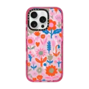 iPhone 16 Pro Impact Case MagSafe Compatible Retro Plants by The Printed Peanut