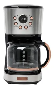 Coffee Machine, 12 Cup Programmable Drip Coffee Maker with Auto Shut-Off Func...