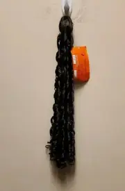 Black Spiral Curly Attachment Extension Hair Lacey Costume Ws3
