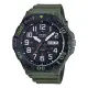 CASIO卡西歐 軍裝綠 運動型指針錶款 星期日期顯示窗 MRW-210H-3AV/52.6mm