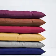 8cm Thick Garden Bench Cushion Pad 100/120cm Cotton Seat Cushion for 2/3 Seater Bench Outdoor Indoor Patio Rectangle Bench Mat Black (120x50CM)