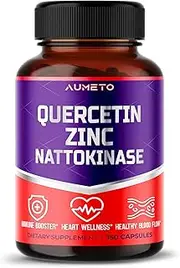 Zinc Quercetin 6310mg 10:1 Immune Support with VIT C VIT D3 Bromelain Elderberry Turmeric Echinacea Ashwagandha Ginger 90 Days Supply (90 Count (Pack of 1))