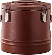 Insulated Drink Dispenser,Stainless Steel Wine Bucket Buckets High Bearing Bar Accessory Large Capacity Portable Ice Bucket for Club Farmhouse Restaurants Camping Wedding Brown 30L