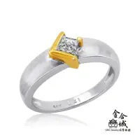 在飛比找momo購物網優惠-【金合城】心之所向 鑽石戒指 0.21克拉(鑽石婚戒/鑽戒/