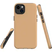 For iPhone 14 Plus Case Tough Protective Cover, Peach Orange