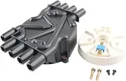 Ignition Distributor Cap and Rotor Kit, Replace D329A, 10452459, D465, 10452457 for 5.0 5.7 Chevy GMC Vortec 305 350 - 1996-1999 C1500 K1500 C1500 Suburban K1500 Suburban, 1996-2000 Tahoe Yukon, More