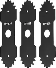 9 inch 638006008 Edger Blade Compatible with Ho-melite Ry-obi Edger, Edger Blade Replacement 638006008 638006007 RY13050 RY13050A RY15518 RY40030 P2300 RY40706VNM S20300 Edger Center hole 1" (3)