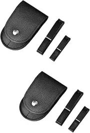 Healvian 4 Pcs Stainless Steel Manicure Kit for Men Toe Nail Clippers Fingernail Nail Clippers Tool Set