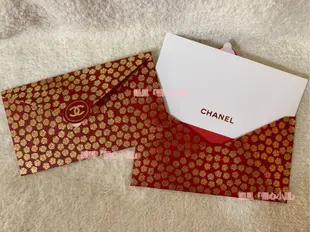 現貨 全新CHANEL香奈兒2020限量紅包袋 信封 卡片1入 新年紅包袋 精品紅包袋 名牌紅包袋