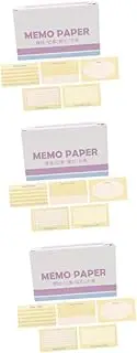 SHINEOFI 3sets Index Flash Cards Ruled Note Cards Recipe Study Memo Pad Office School Supplies 180pcs*3