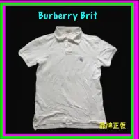 在飛比找蝦皮購物優惠-BURBERRY BRIT Polo Shirt 短袖 米白