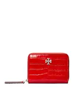 Tory Burch Kira Leather Small Zip Around Wallet