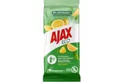 2 x Ajax Eco Antibacterial Surface Cleaning Wipes - 110 Pack Bulk - Lemon Scent, Biodegradable Bamboo Fibres, Multipurpose & Compostable