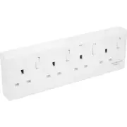 Socket Converter 1 or 2 Gang to 4-Gang Plug Adaptor Power Extension NEW UK