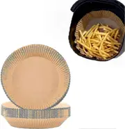 100pcs Air Fryer Disposable Paper Liner, Non-stick Air Fryer Liners Round Baking Paper