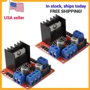 2-Pack DC Stepper Motor Driver Module L298N Dual H Bridge Ctl Board for Arduino