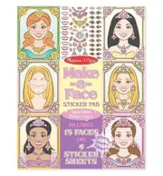 Melissa and Doug - Make-A-Face Sticker Pad - Sparkling Princess