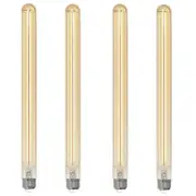 Diodesy 4PK 15" T9 Long Light Bulb All Dimmer 5W, 40W , E26, 2100K, 400LM CRI90