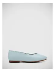 [Wittner] Angelic Leather Ballet Flat in Placid Blue
