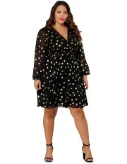 [Pink Dusk] G Spot Print Midi Dress in Two Tone