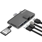mbeat MB-EGE-P68GRY Edge Pro Multifunction USB- C Hub for Microsoft Surface Pro 5/6 Metal