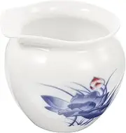 HOLIDYOYO Ceramic Sauce Pot Gravy Boat with Ladle Serving Dish Porcelain Dispenser Gravy Jug Condiment Container Pour Delicate Gravy Sauce Boat Thanksgiving Milk Gravy Boats Ceramics