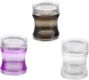 3Sets Nail Stampers Scraper for Manicure Art Easy to Use Silicone Nail Sealers for Creative Designs Present for Nail Art Enthusiasts