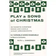 "Play a Song of Christmas" Books Mixed Ensemble 6 Different Parts Available