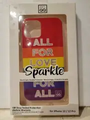 New ROQQ Sparkle Rainbow IPhone Case for XR, 11 Pro Max, 12/12 Pro