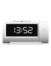 [Newgate] Pil Led Alarm Clock in White