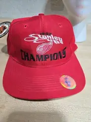 Detroit Red Wings Hat Cap Snap Back Script Logo 1997 Stanley Cup New NWT Logo 7