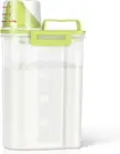 Rice Storage Container 4 Lbs, Small Rice Dispenser with Measuring Cup, Lime Gree