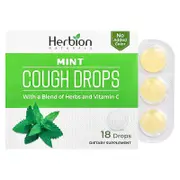 Herbion Naturals, Cough Drops, Mint, 18 Drops