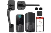 WiFi Smart Deadbolt Lock with Handle: Hornbill Front Door Lock Set Keyless Entry