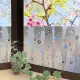 【meiwa】日本製造抗UV可變色節能靜電窗貼(亮彩花瓣- 92x100公分)