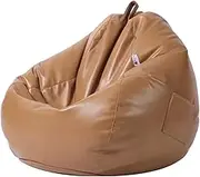 LoKori (No Filler) Bean Bag Cover for Adults,Waterproof Gaming Beanbag Chair Cover with Handle and Side Pockets,Lazy Sofa Bed Cover for Bedroom Living Room,A,80X90cm